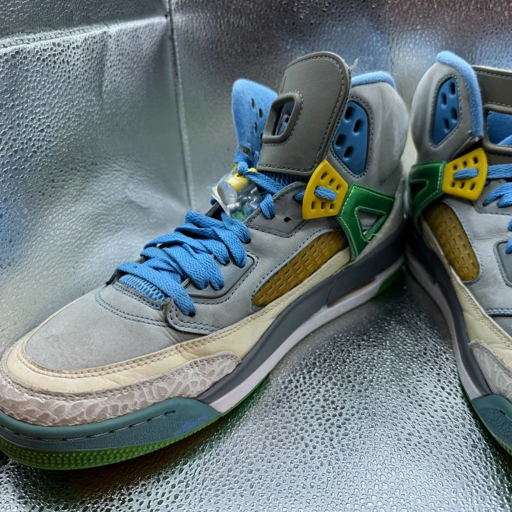Size 13 Jordan Spizike‎ Mens Mid Top Lace Up Basketball Sneakers 315371-056
